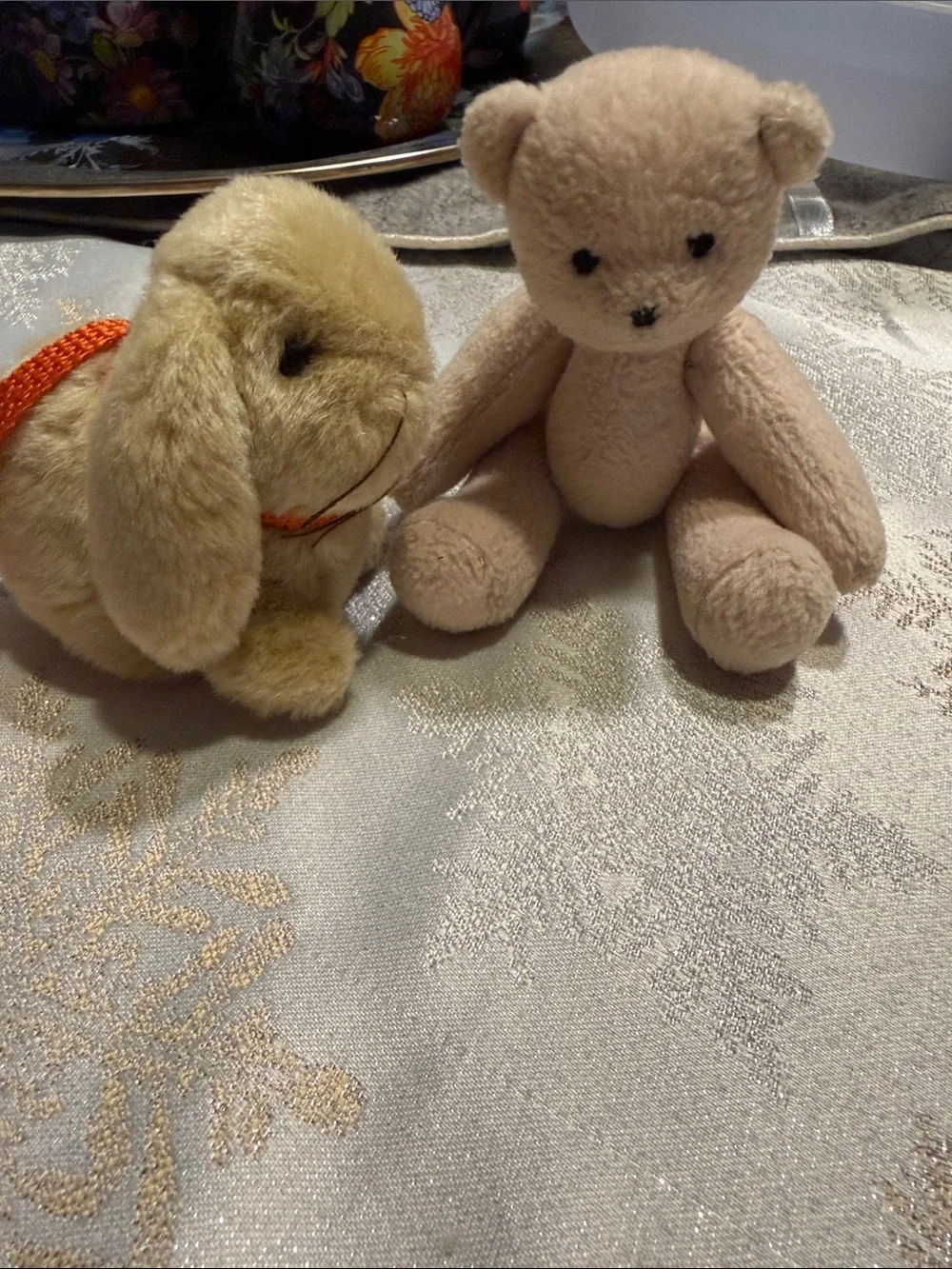 American Girl Beige Bear and Light Yellow Puppy Plush Duo
